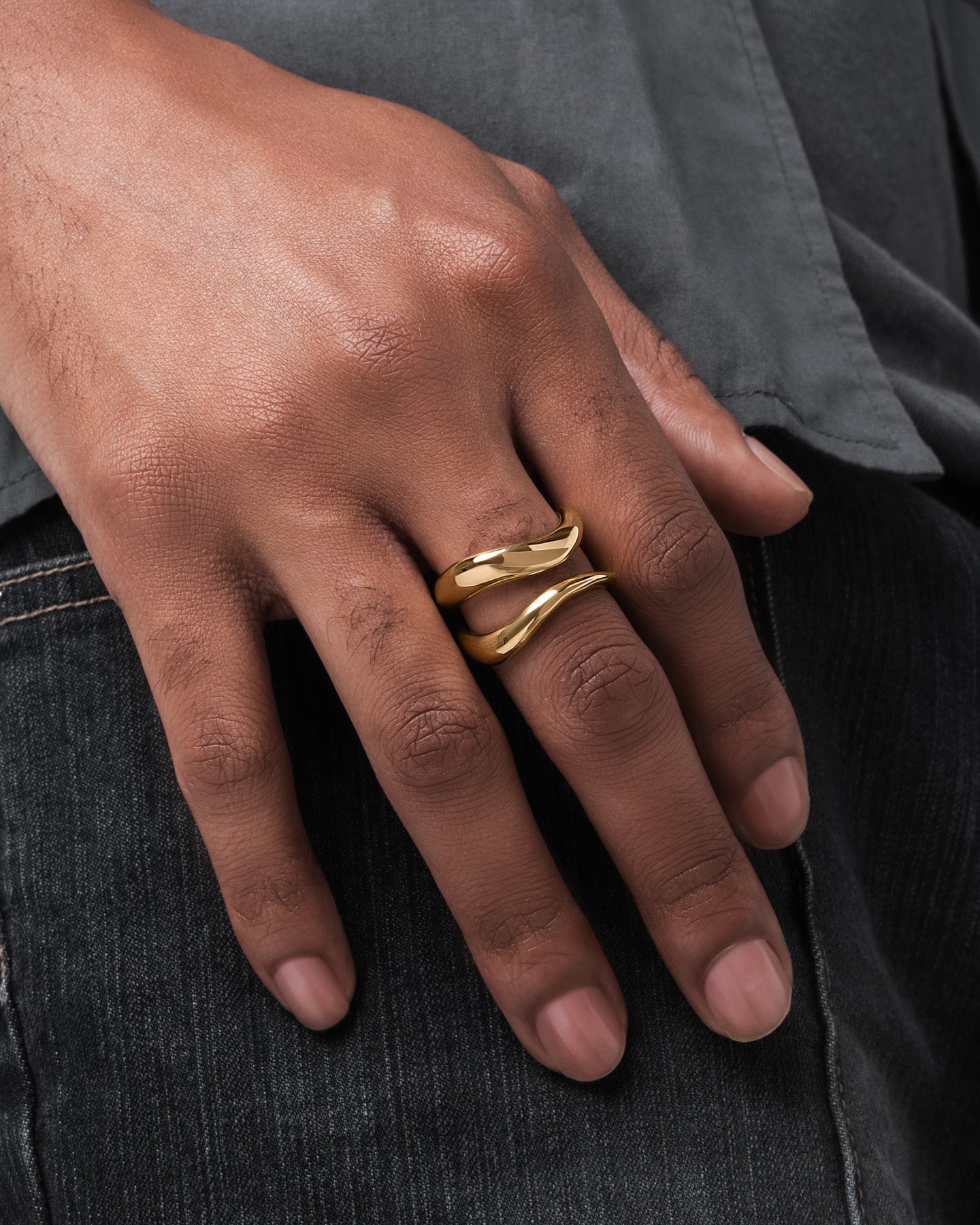 gold man