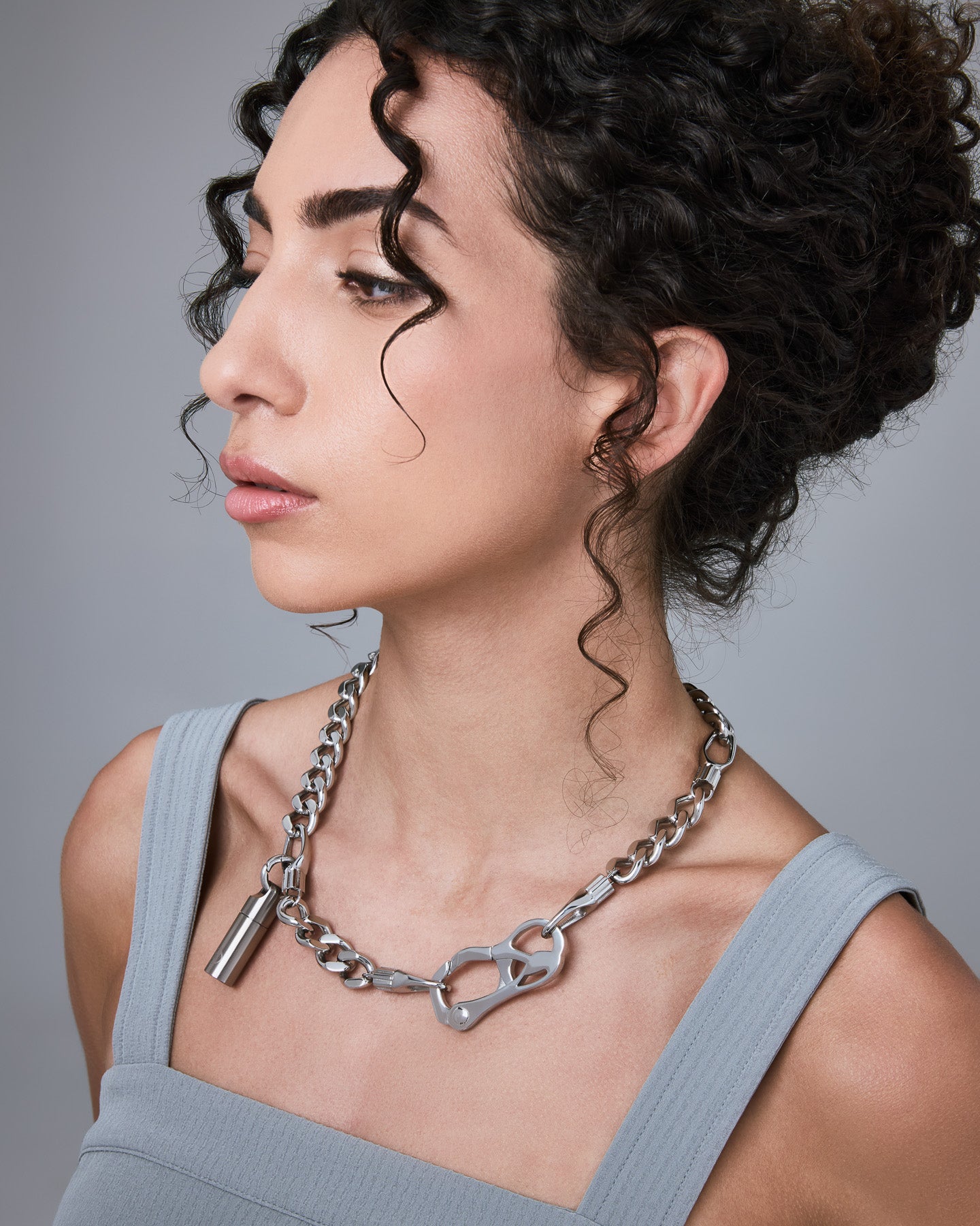 stainless-steel woman