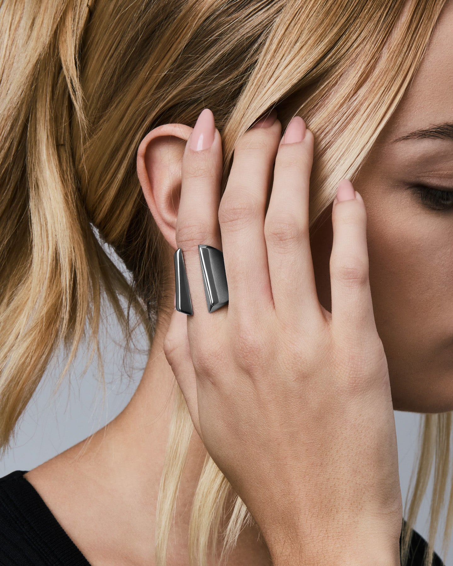 stainless-steel woman