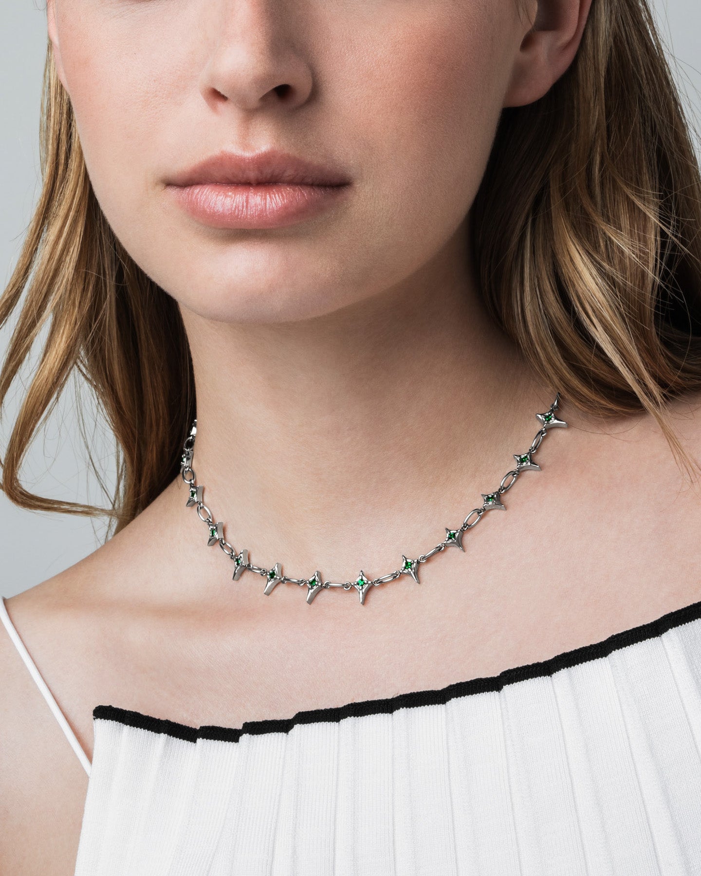 stainless-steel woman