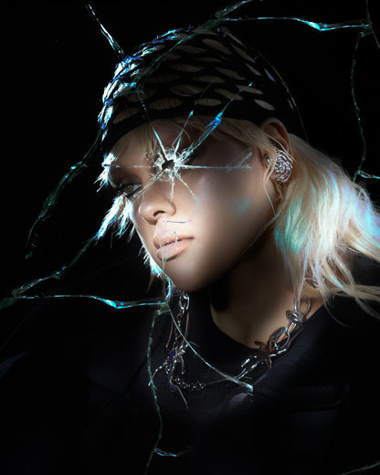 stainless-steel woman
