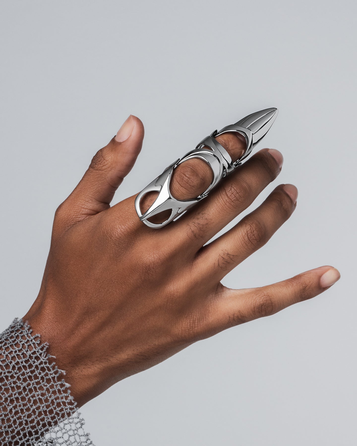 stainless-steel man
