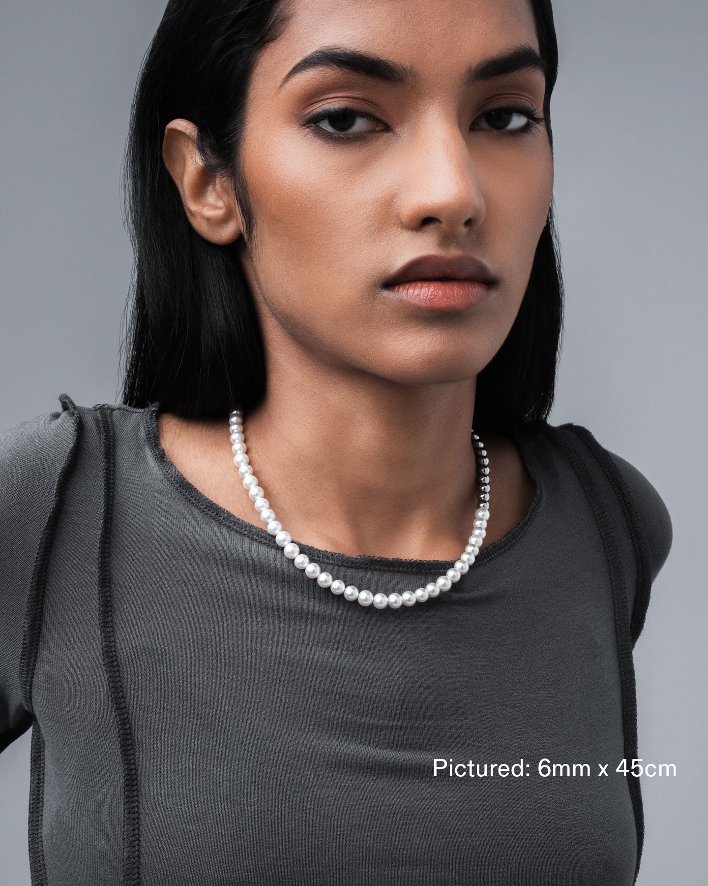 vitaly パールネックレス 45cm Vitaly Akoya Chain | 100% Recycled Stainless Steel Accessories