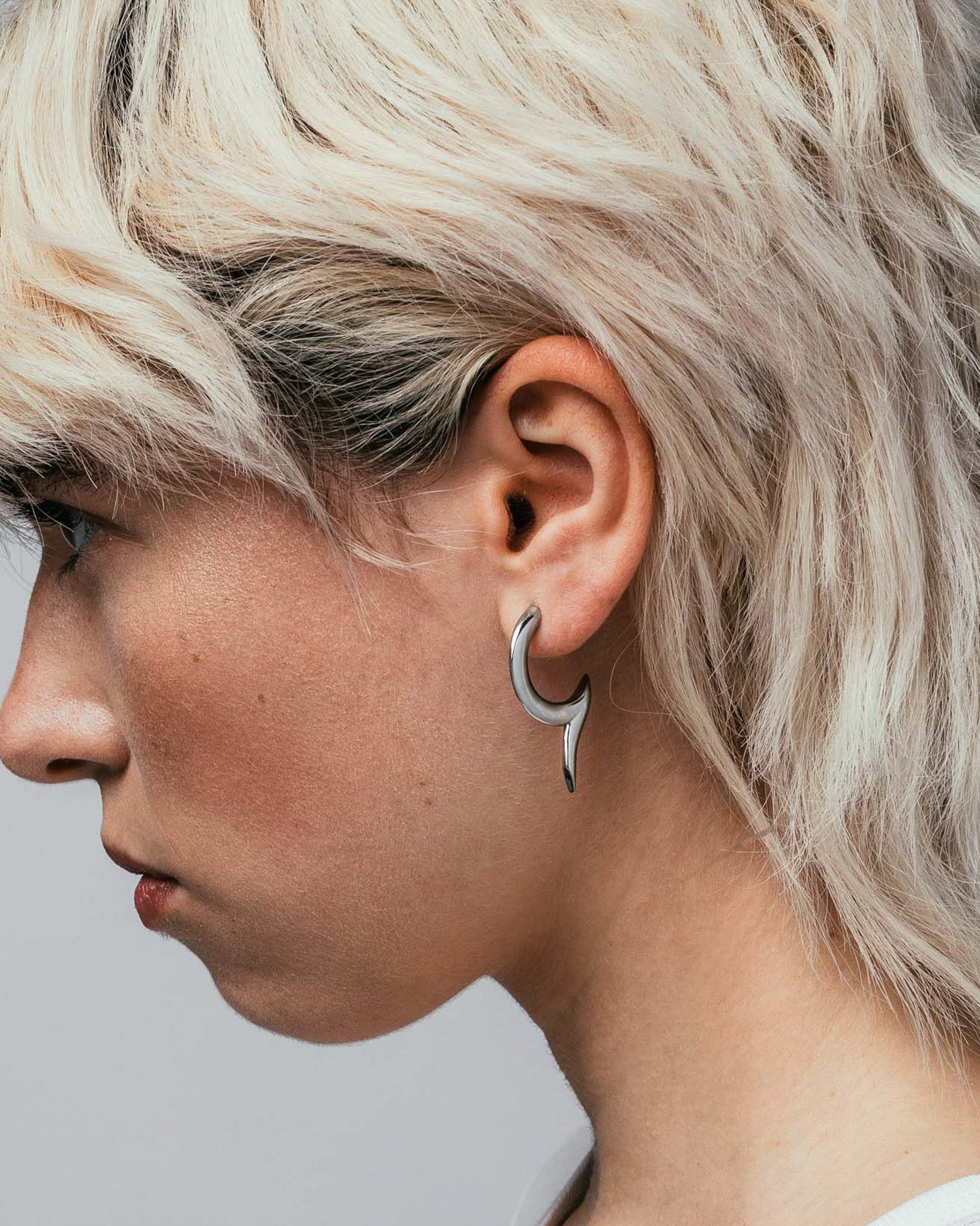 stainless-steel woman