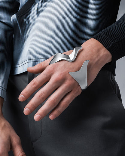 stainless-steel man