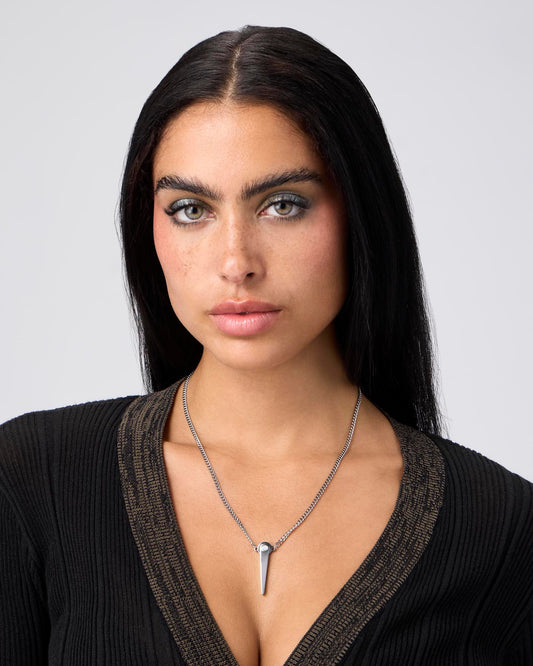 stainless-steel woman
