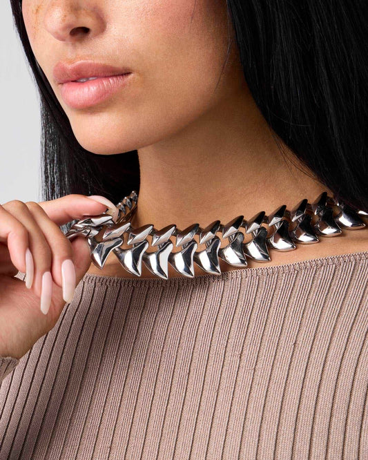 stainless-steel woman
