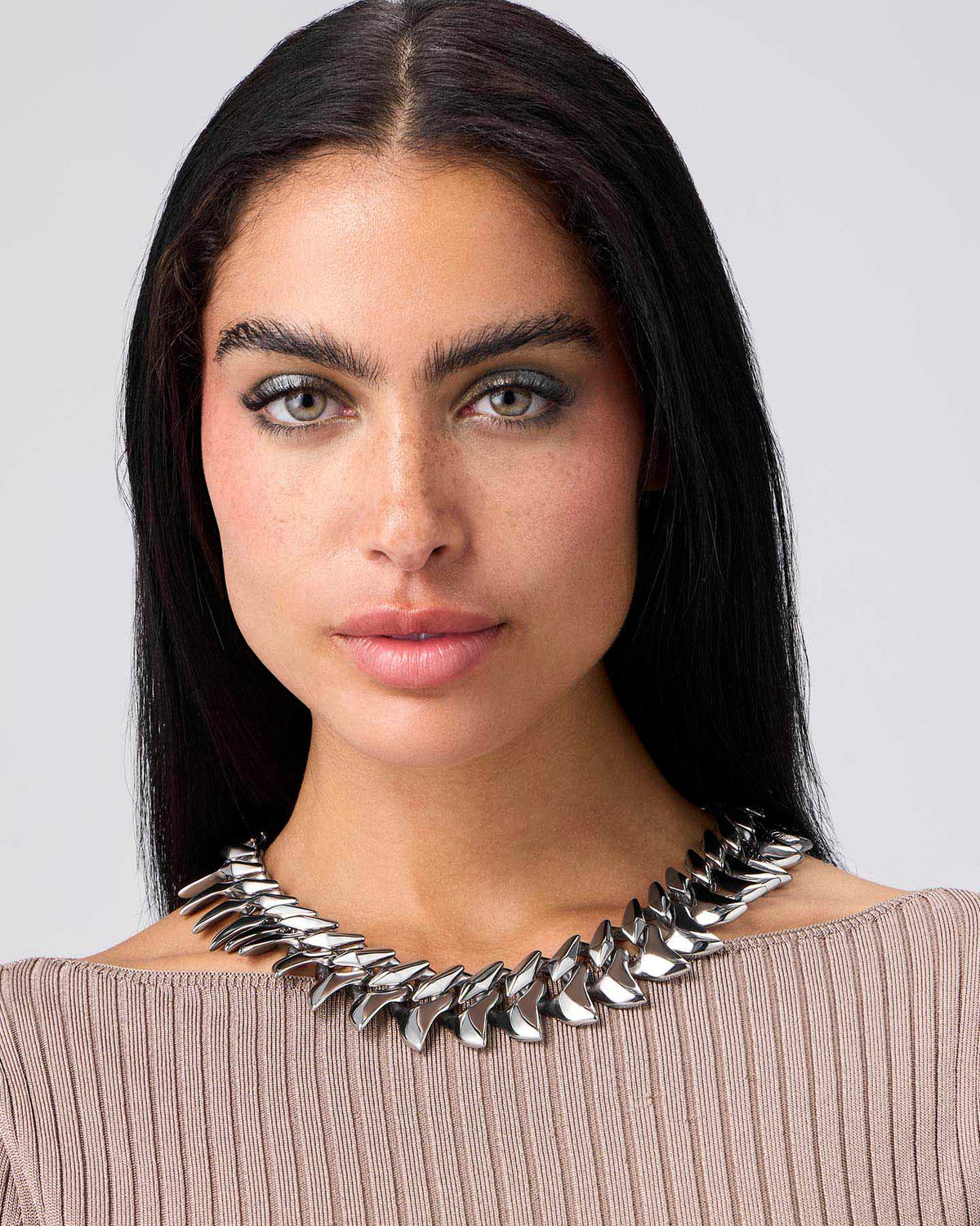 stainless-steel woman