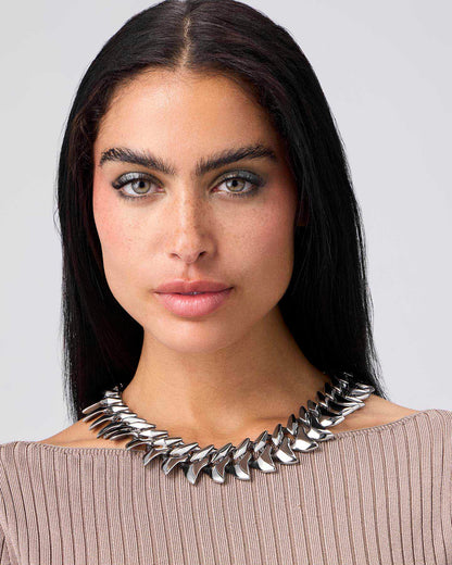 stainless-steel woman