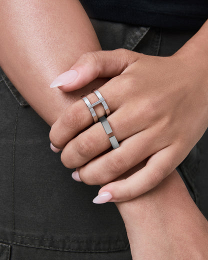 stainless-steel woman