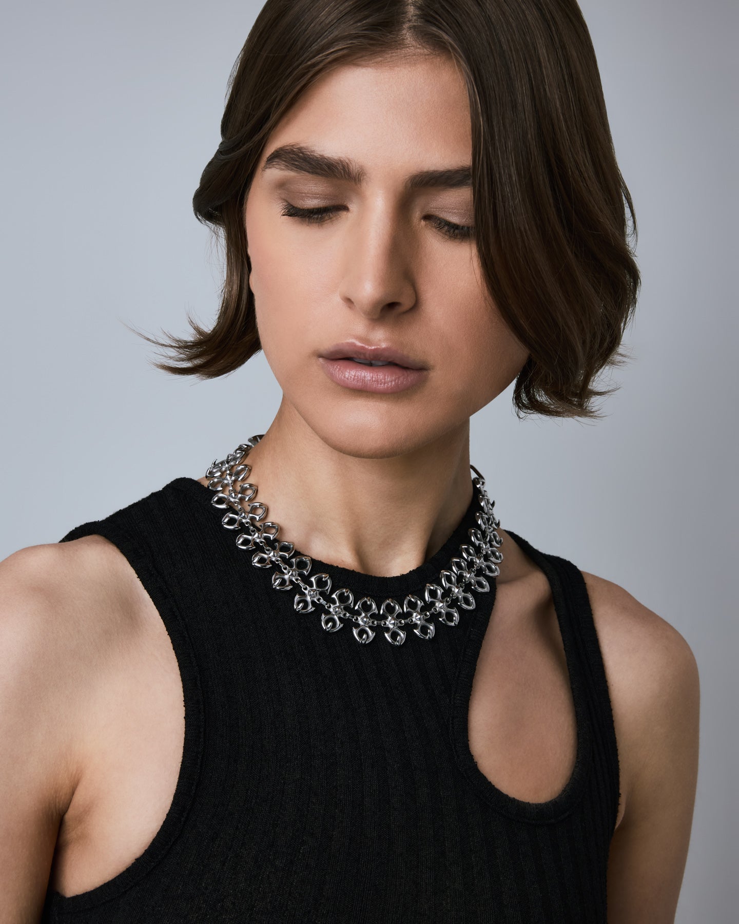 stainless-steel woman