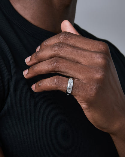 stainless-steel man
