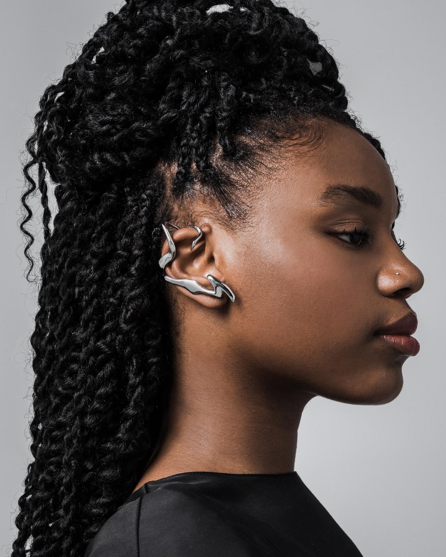 国内発送【Yohji Yamamoto】S'YTE BRASS CURVED CHAIN EAR CUFF BRASS CURVED CHAIN EAR CUFF – THE SHOP YOHJI YAMAMOTO
