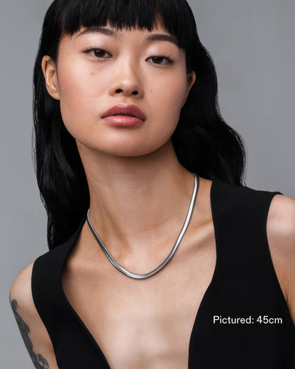 stainless-steel woman