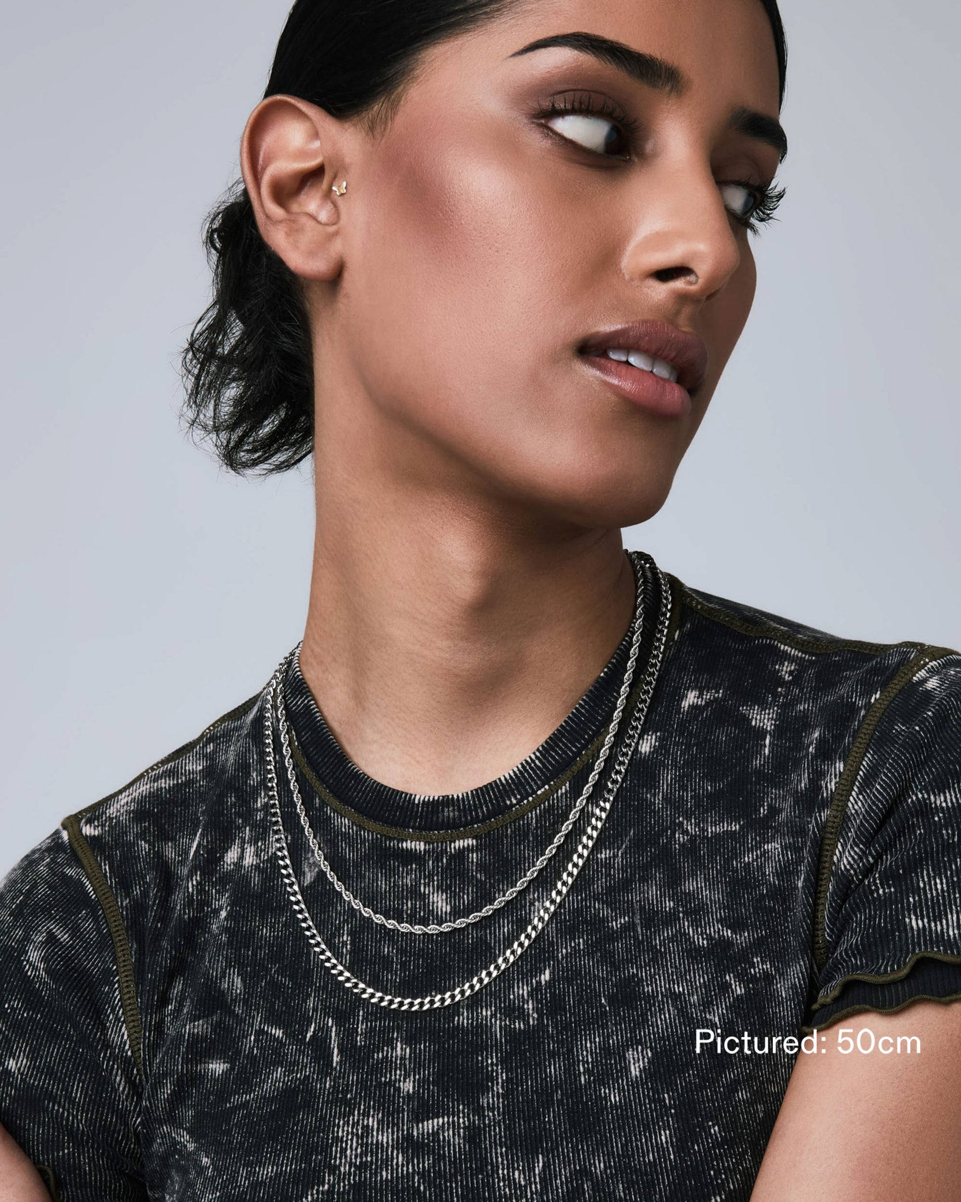 stainless-steel woman