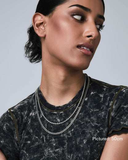 stainless-steel woman