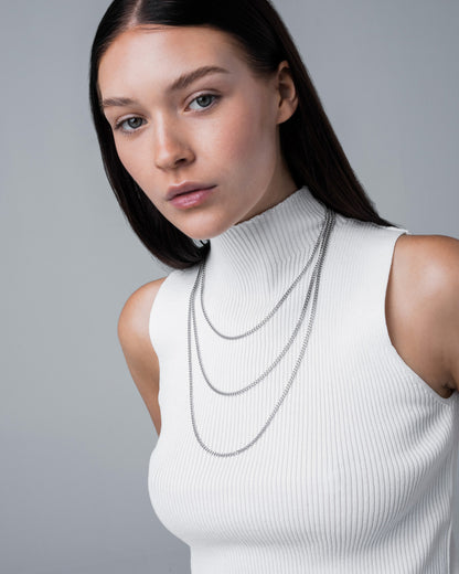stainless-steel woman