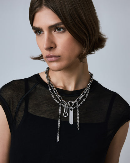 stainless-steel woman