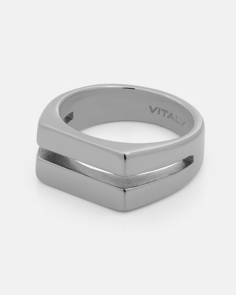 人気♦ 関送込 VITALY ♦ DIVIDE リング ユニセックス Vitaly Divide Ring | 100% Recycled Stainless Steel Accessories