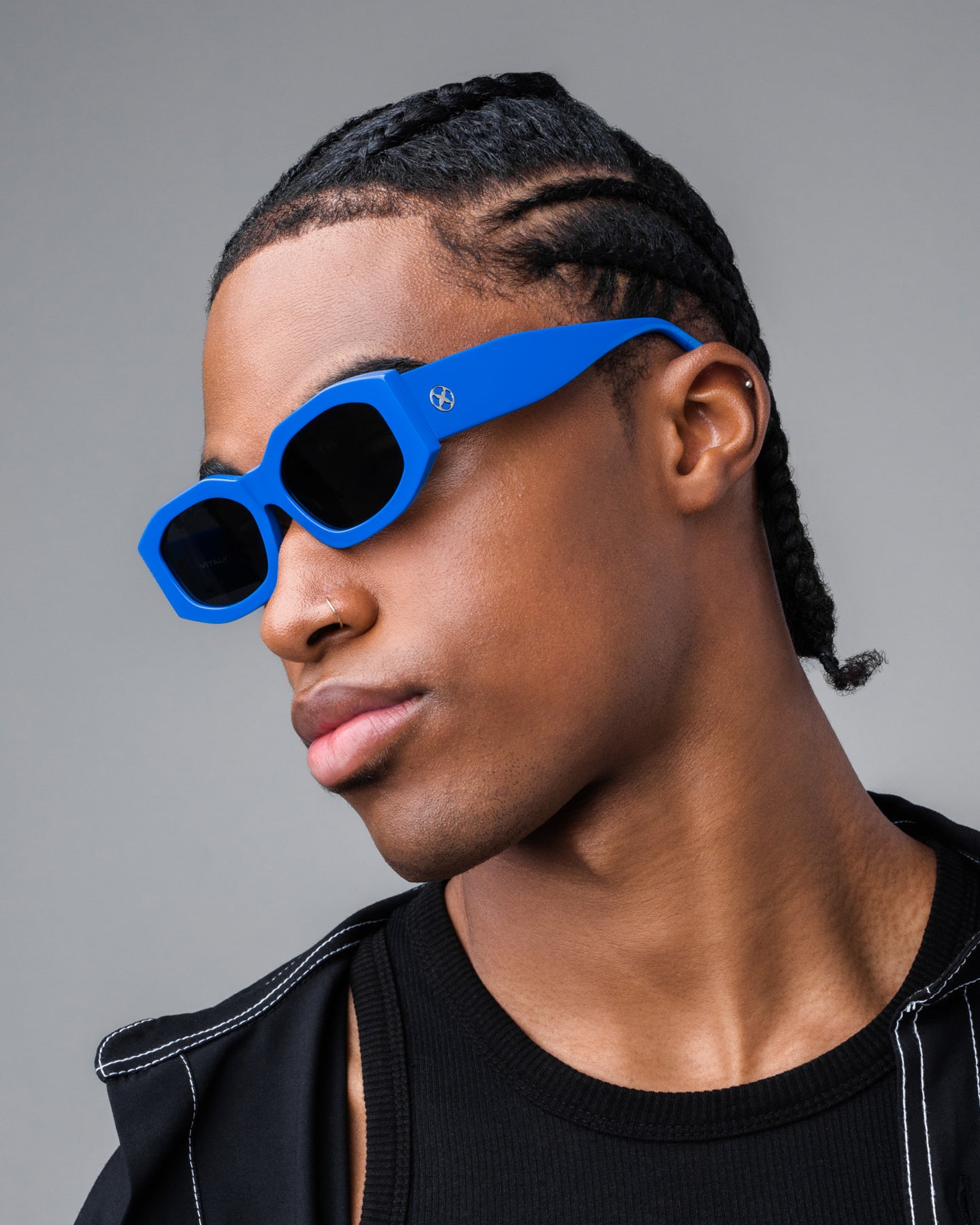 blue man