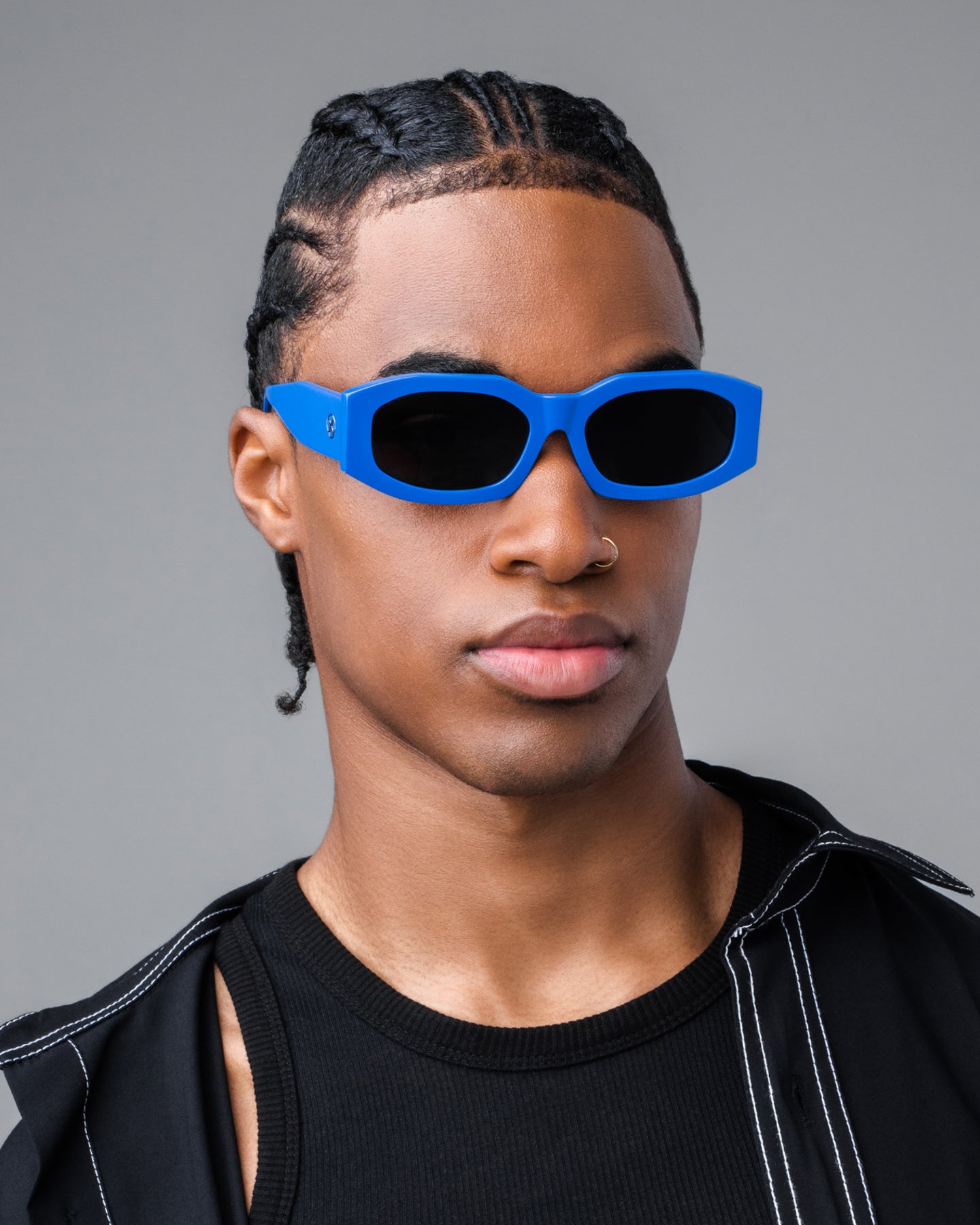 blue man