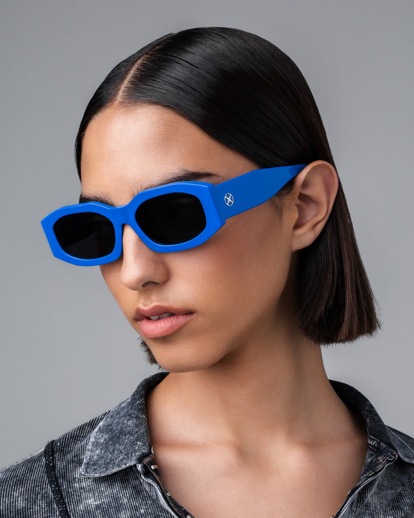blue woman