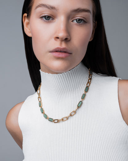 gold-aventurine woman