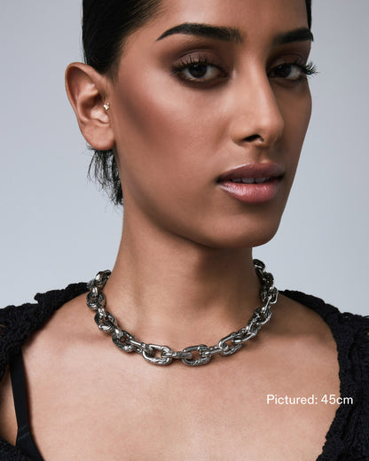 stainless-steel woman
