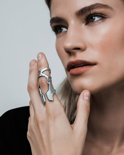 stainless-steel woman