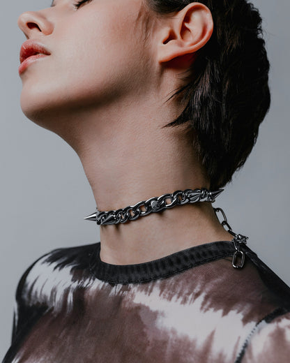 stainless-steel woman