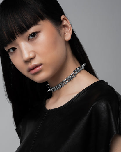 stainless-steel woman