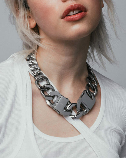 stainless-steel woman