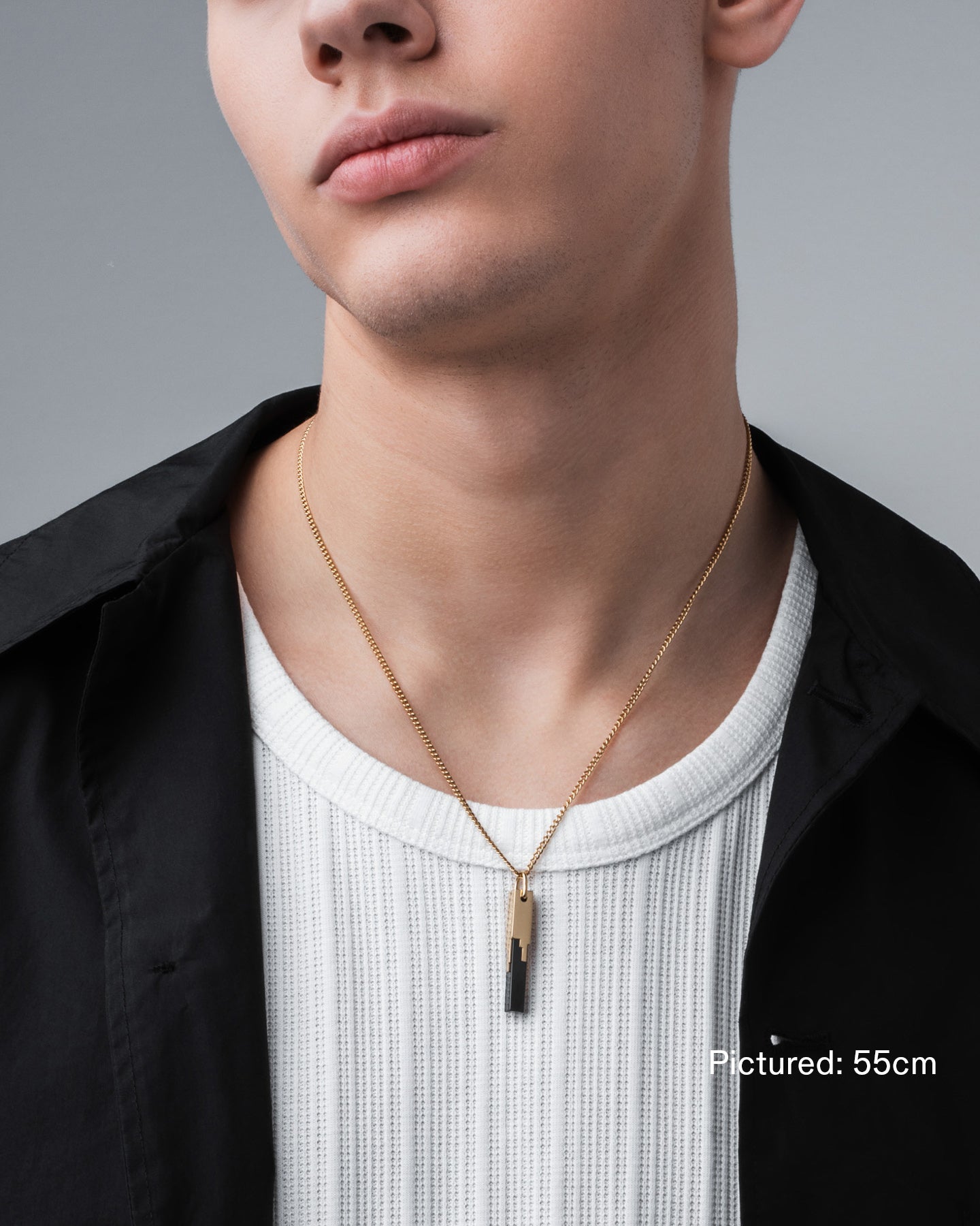 Vitaly Glitch Pendant | 100% Recycled Stainless Steel