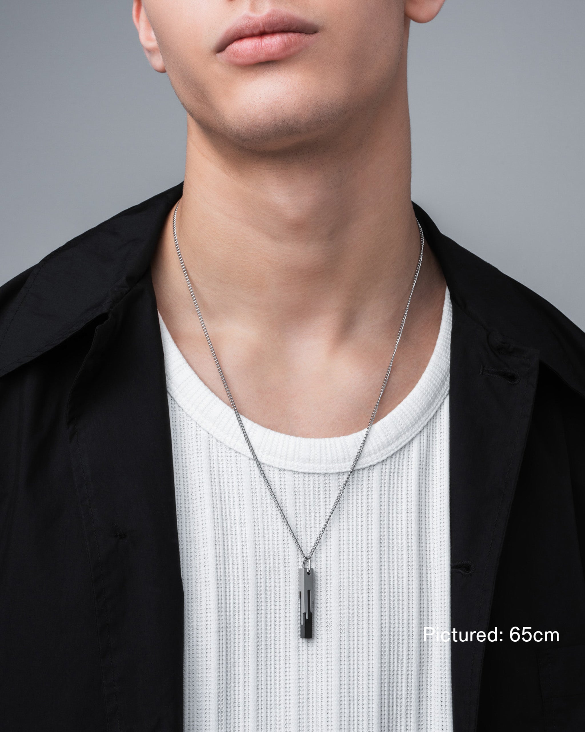 Vitaly Glitch Pendant | 100% Recycled Stainless Steel Accessories