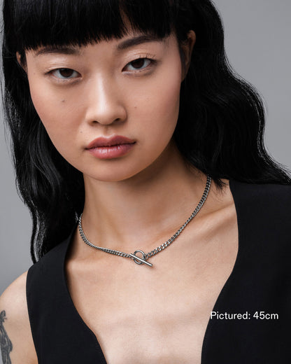 stainless-steel woman