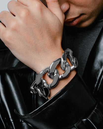 stainless-steel man