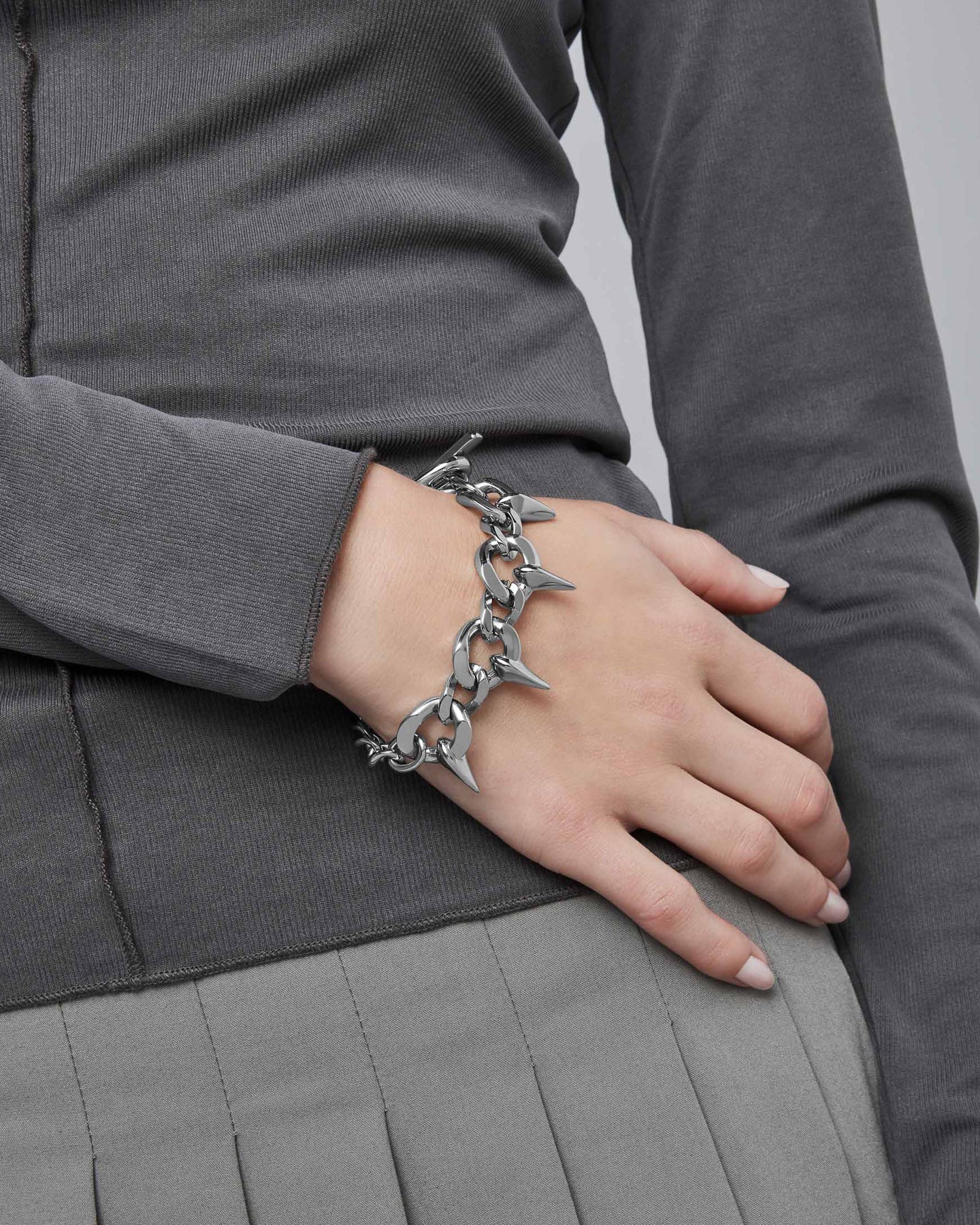 stainless-steel woman