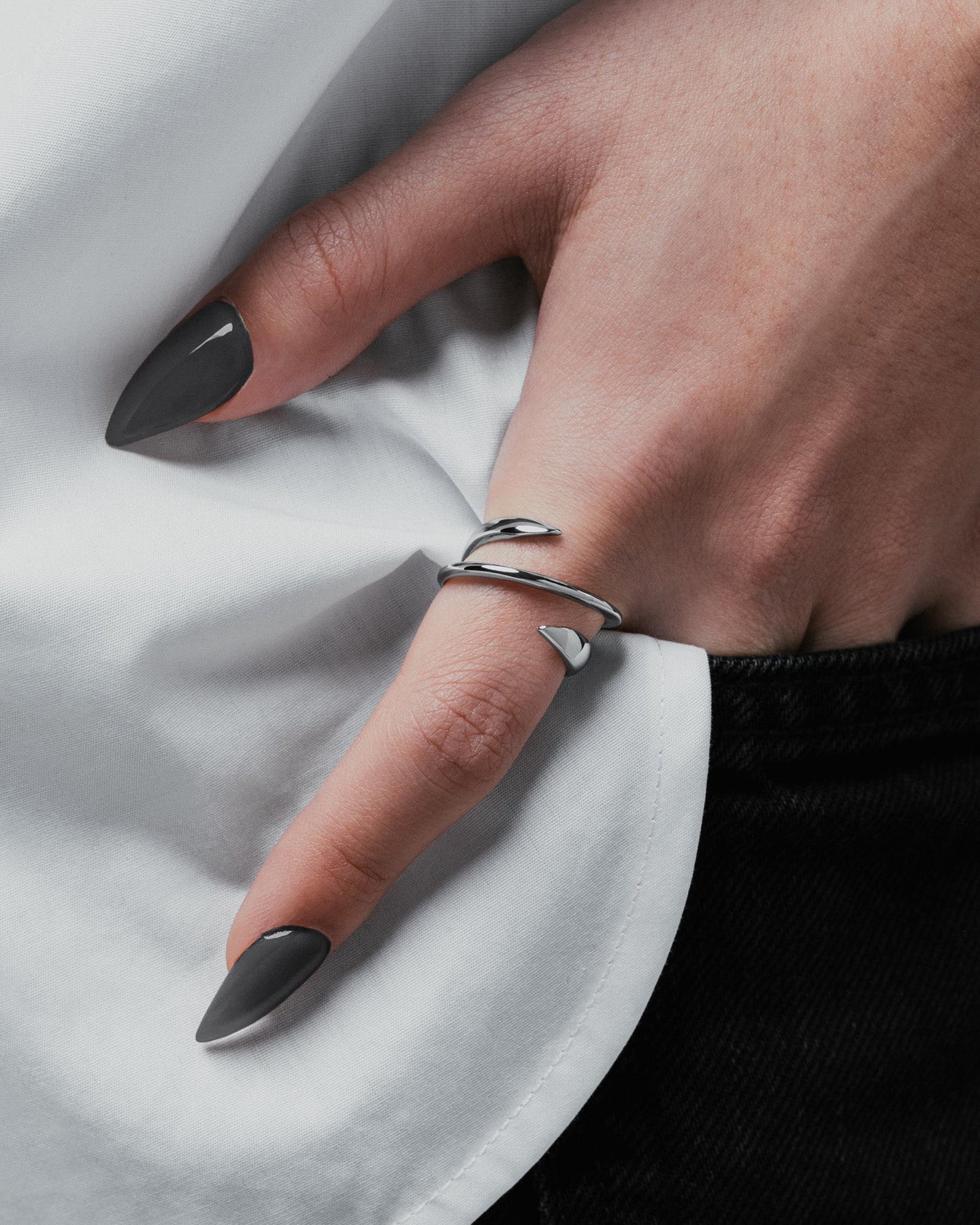 Vitaly Helix Ring | 100% Recycled Stainless Steel Accessories