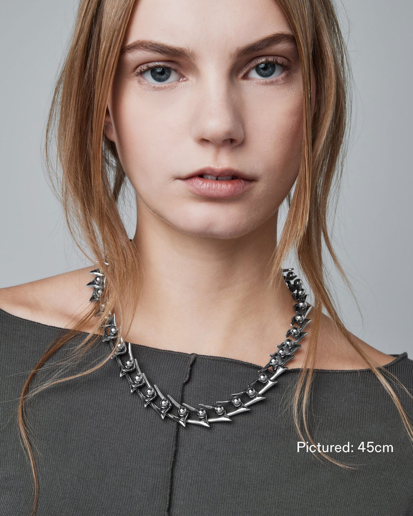 stainless-steel woman