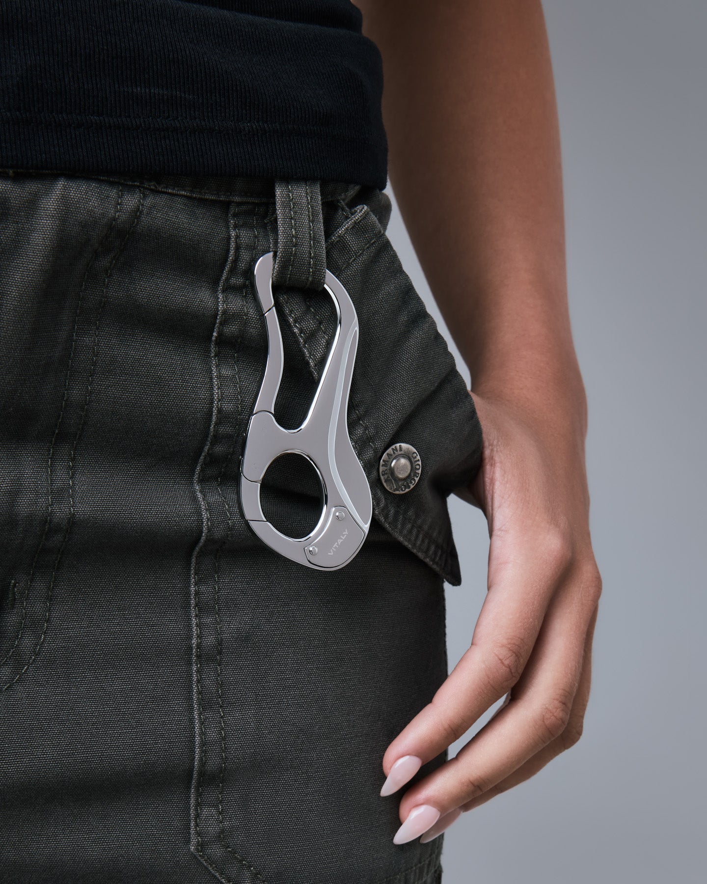 stainless-steel woman