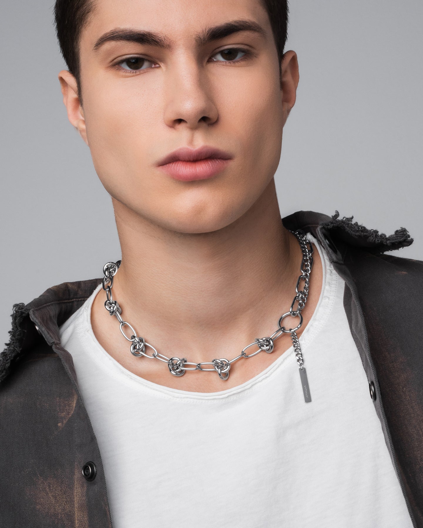 stainless-steel man