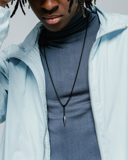 matte-black man