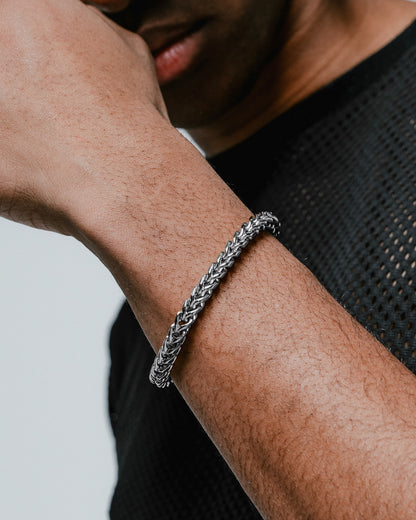 stainless-steel man