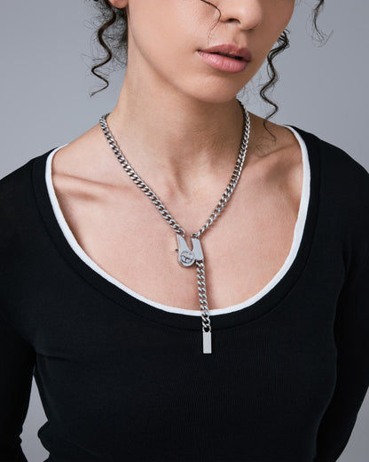 stainless-steel woman