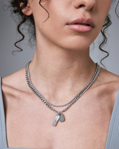 stainless-steel woman