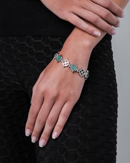 stainless-steel-aventurine woman