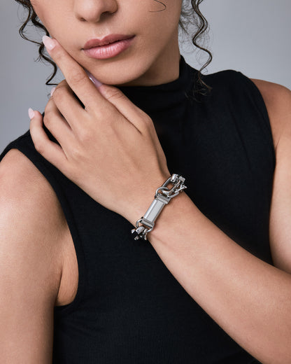 stainless-steel woman