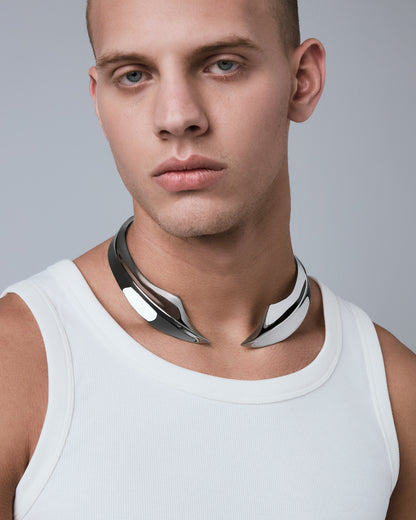 stainless-steel man