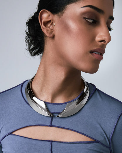 stainless-steel woman