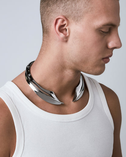 stainless-steel man